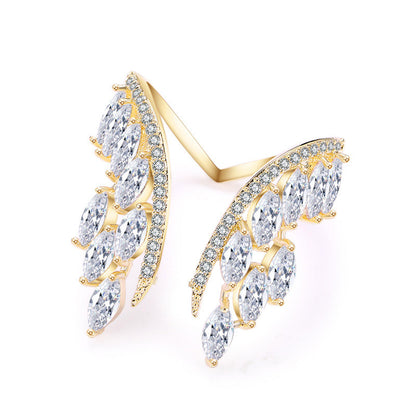 Exquisite Women's Rhinestone Rings Personalized Jewelry