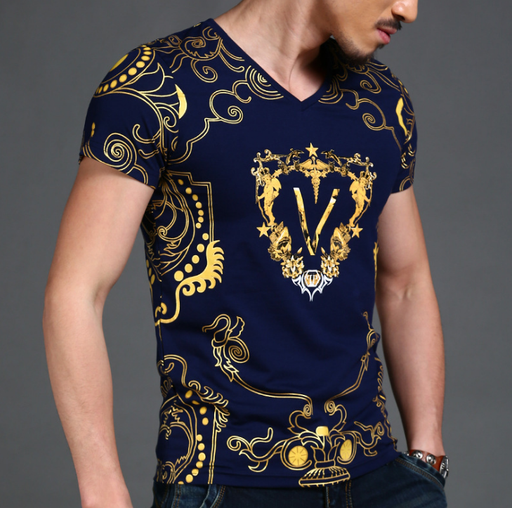 Gold Pattern Shirt