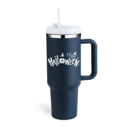 Joyful Sips Anywhere: 40oz Holiday Stainless Steel Mug