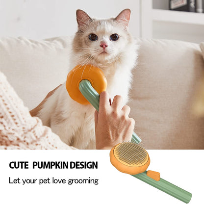 Purrfection Unleashed: Self-Cleaning Pet Slicker Brush - Tame Tangles, Banish Mats, and Elevate Pet Grooming!"