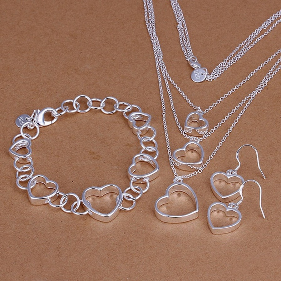 925 Sterling Silver Set Model Loved One's Day Gift