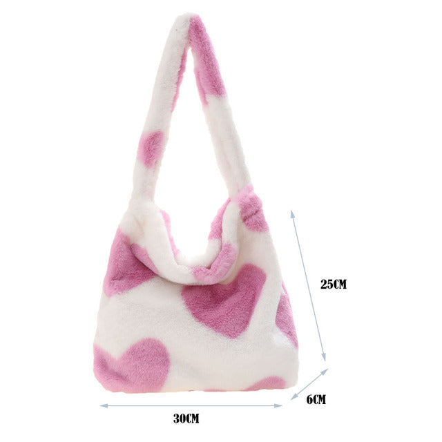 Plush Handbag For Women