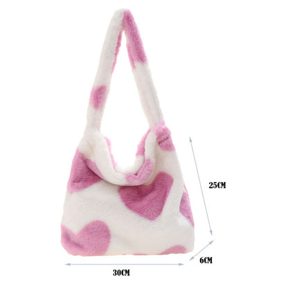 Plush Handbag For Women