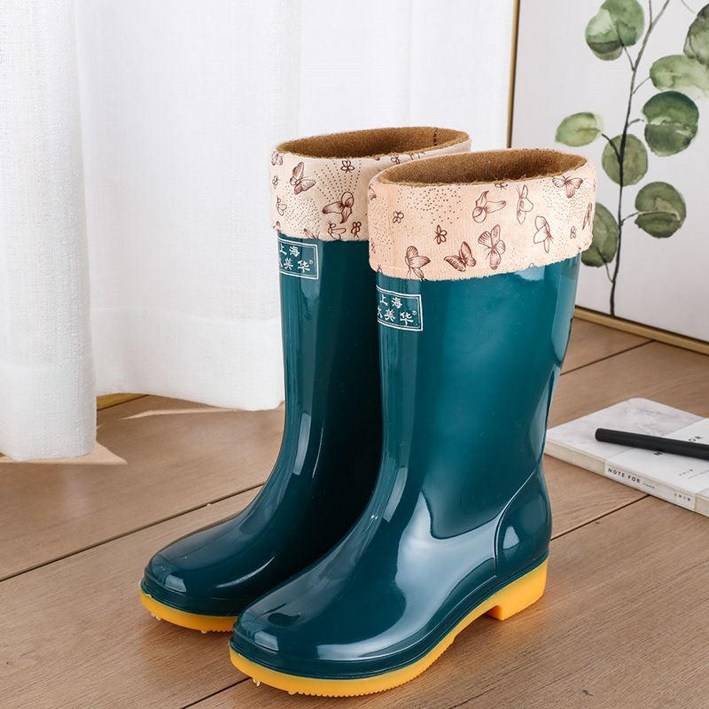 Rain boots waterproof rubber shoes