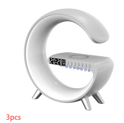 Intelligent G Shaped LED Lamp Bluetooth Wireless Charger Atmosphere Lamp