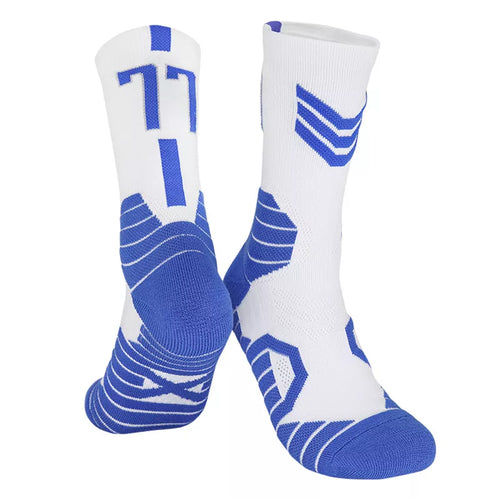 Men's Basketball Number Sports Socks