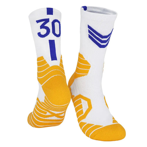 Men's Basketball Number Sports Socks