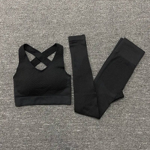 2/3PCS Seamless Women Workout Sportswear Gym Fitness Set