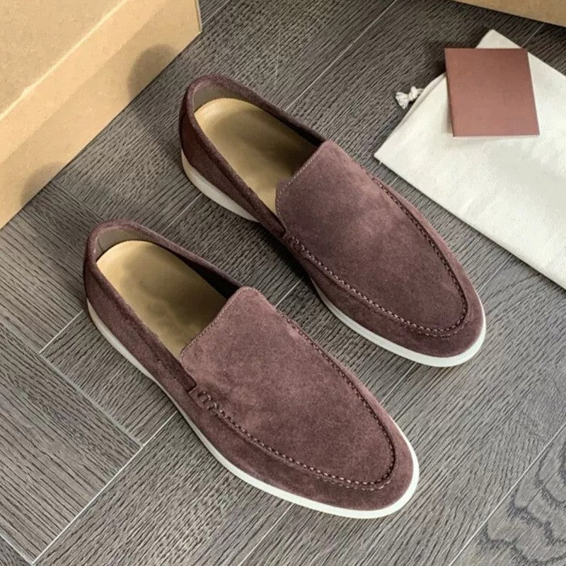 Men's Loafers Casual Flat Slip-on Driving Shoes