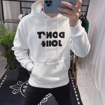 Men Hoodies Slim Fit Male Hood Fleeced