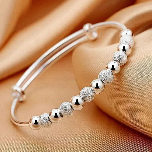 925 Sterling Silver Cute Feminine Bead Bracelet