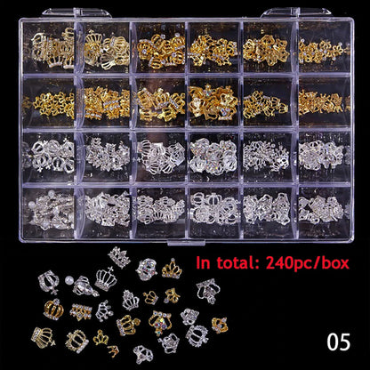 2800pcs Luxury Shiny Diamond Nail Art Rhinestones Crystal Decorations