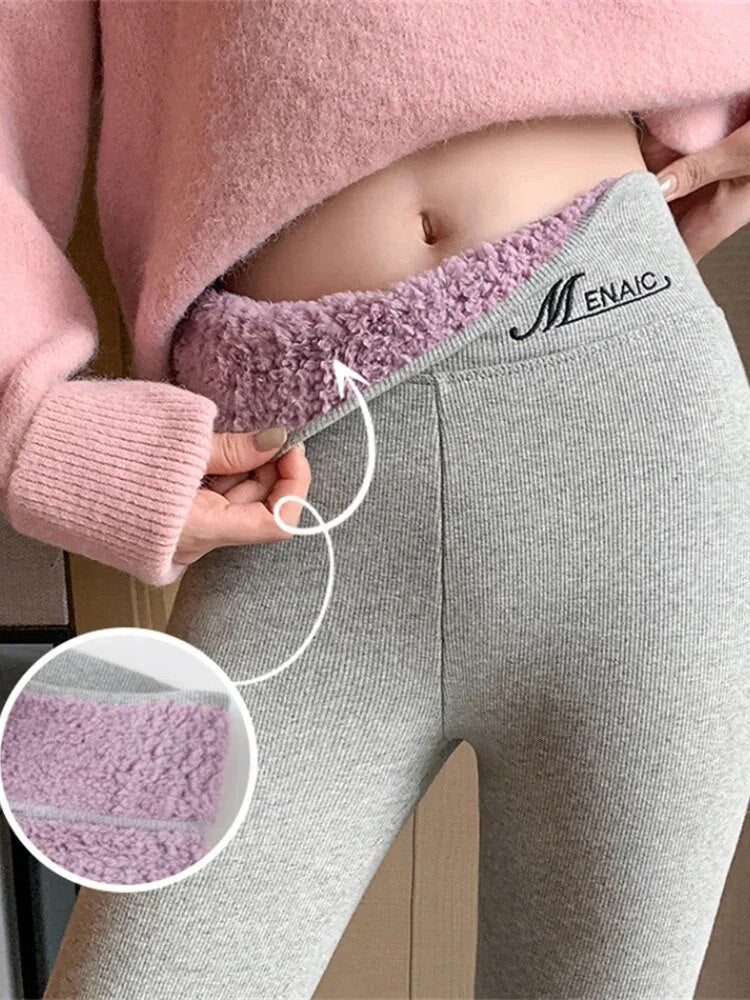 Women Sexy Leggings Thermal Velvet Slimming Tight