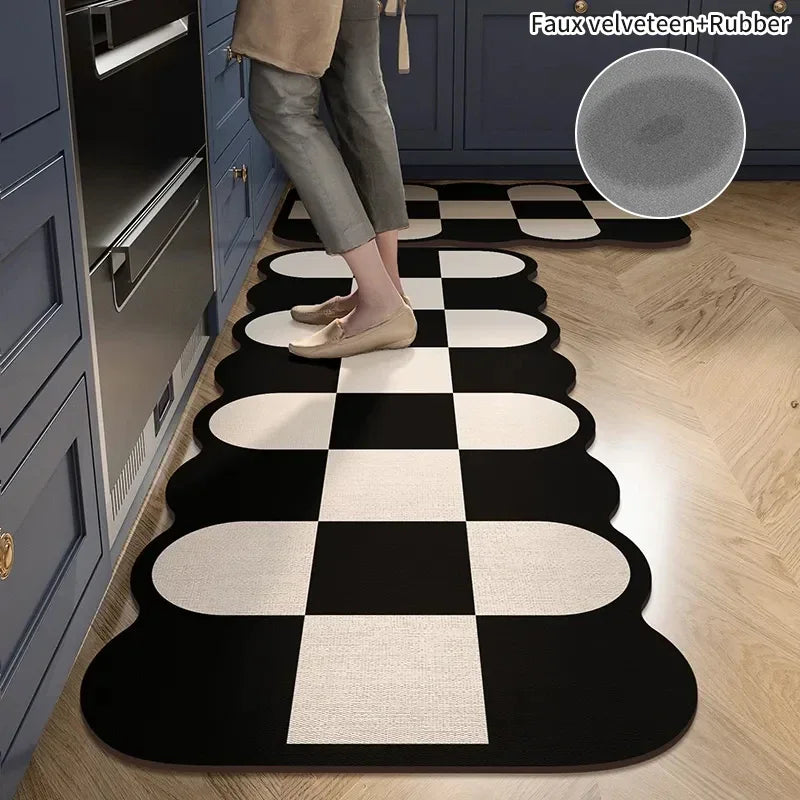 Non-slip Kitchen Mat Diatomite Super Absorbent Floor Mats