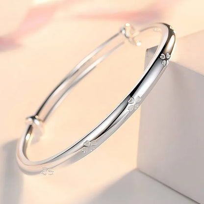 925 Sterling Silver Cute Feminine Bead Bracelet