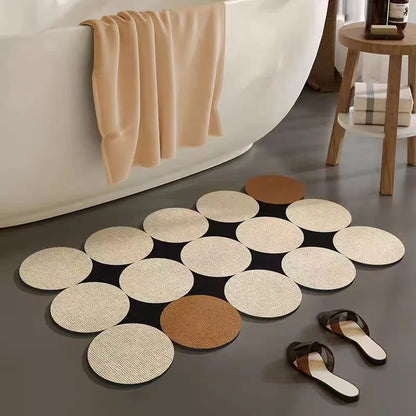 Diatom Mud Bathroom Rug Super Absorbent Quick-Drying Floor Mat