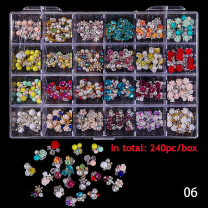 2800pcs Luxury Shiny Diamond Nail Art Rhinestones Crystal Decorations