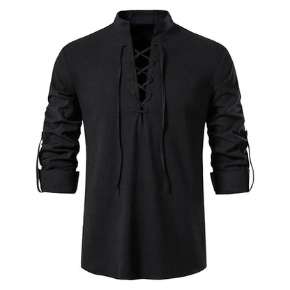 Men's Casual Cotton Linen Shirt