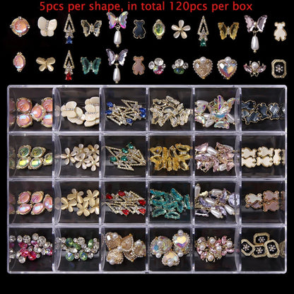 2800pcs Luxury Shiny Diamond Nail Art Rhinestones Crystal Decorations