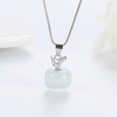 925 Sterling Silver Irregular Heart Moon Necklace