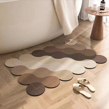 Diatom Mud Bathroom Rug Super Absorbent Quick-Drying Floor Mat