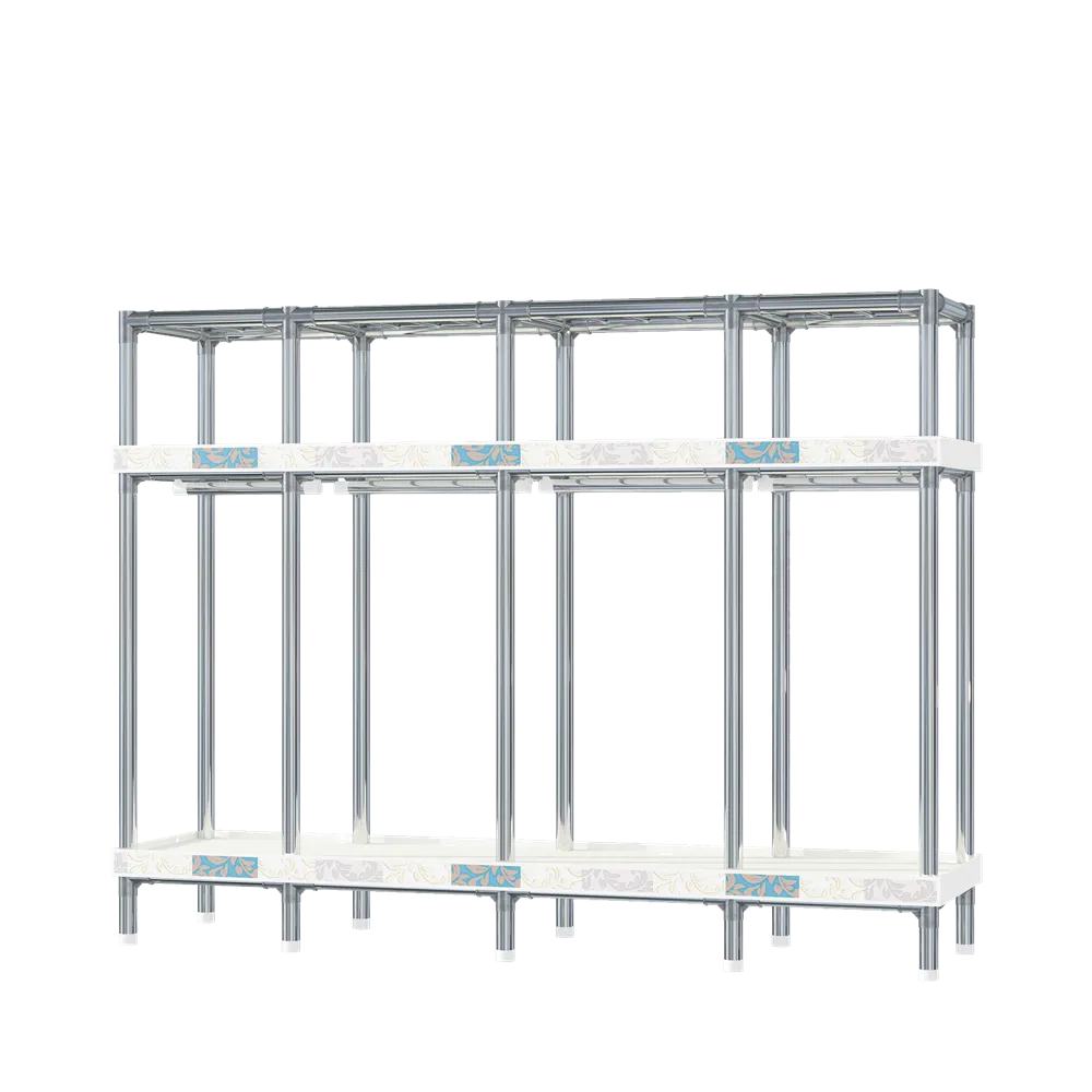 Wardrobe 170/205/250x45x170cm 26mm Steel Pipe Assembly