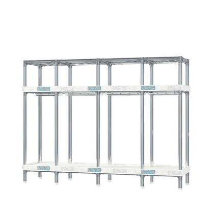 Wardrobe 170/205/250x45x170cm 26mm Steel Pipe Assembly