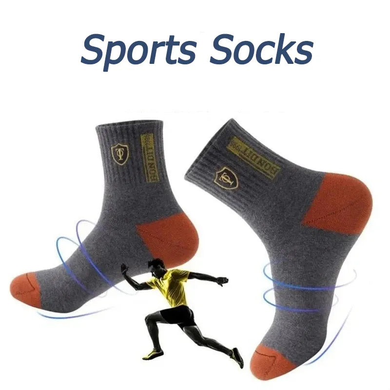 5 Pairs Mens Sports Socks