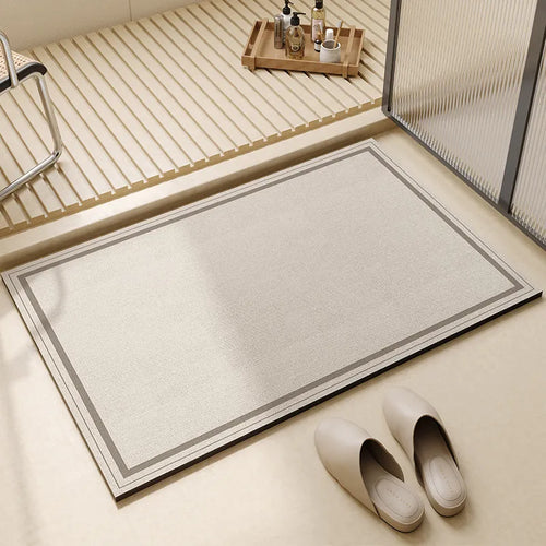 Modern Simplicity Diatom Mud Bathroom Floor Mat