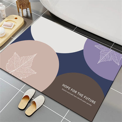 Absorbent Diatom Mud Water Absorbing Bathroom Pad