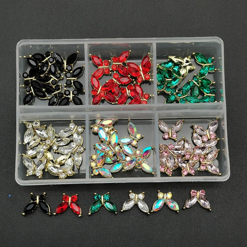 2800pcs Luxury Shiny Diamond Nail Art Rhinestones Crystal Decorations