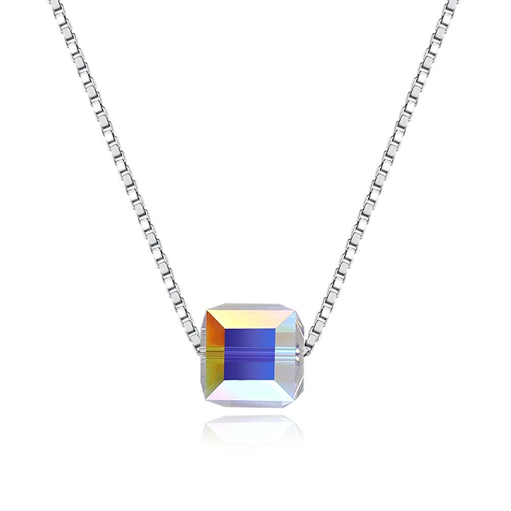 Sterling Silver Aurora Borealis  Elements Necklace- Two Options