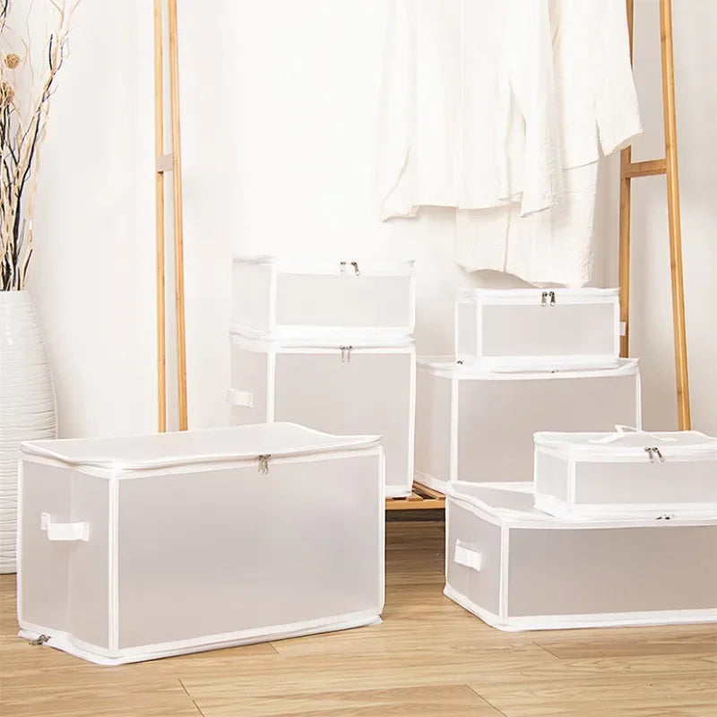 Large Capacity Waterproof Folding Bedroom Storage Box With Handle