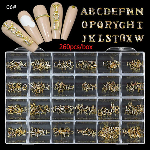 2800pcs Luxury Shiny Diamond Nail Art Rhinestones Crystal Decorations