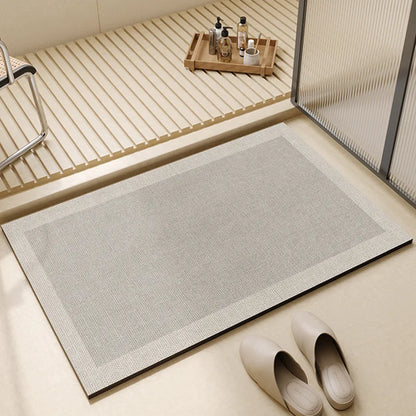 Modern Simplicity Diatom Mud Bathroom Floor Mat