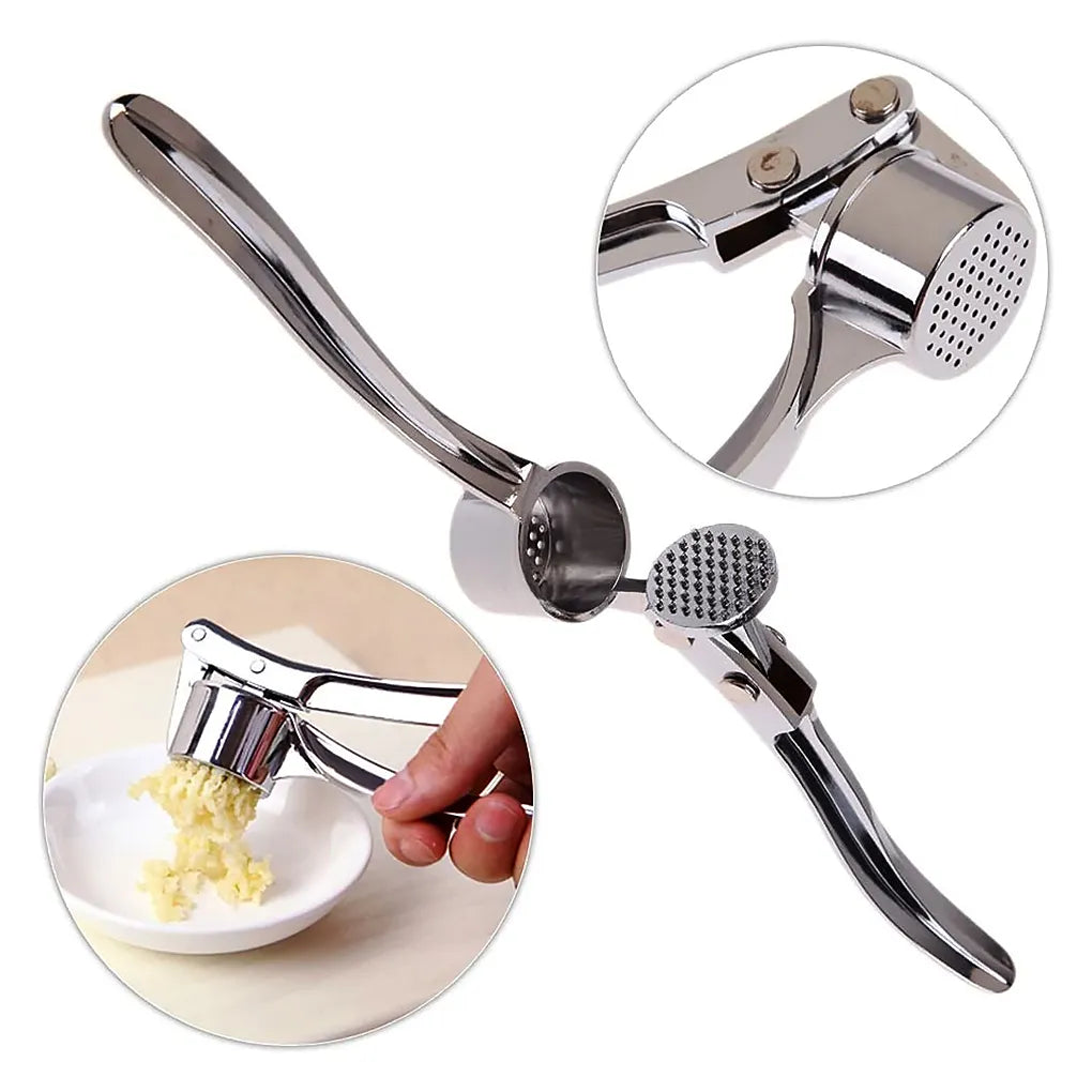 Garlic Press Crusher Mincer Kitchen Stainless Steel Smasher