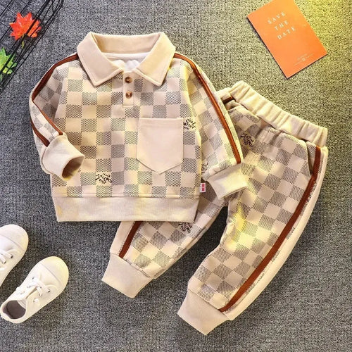 Boys Suit 2023 New Handsome Children Sweater