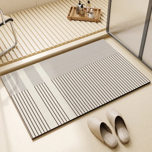 Modern Simplicity Diatom Mud Bathroom Floor Mat