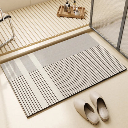 Modern Simplicity Diatom Mud Bathroom Floor Mat