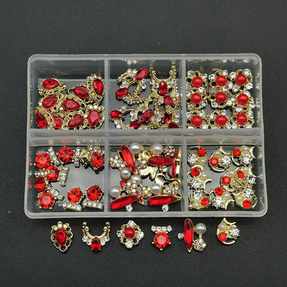 2800pcs Luxury Shiny Diamond Nail Art Rhinestones Crystal Decorations