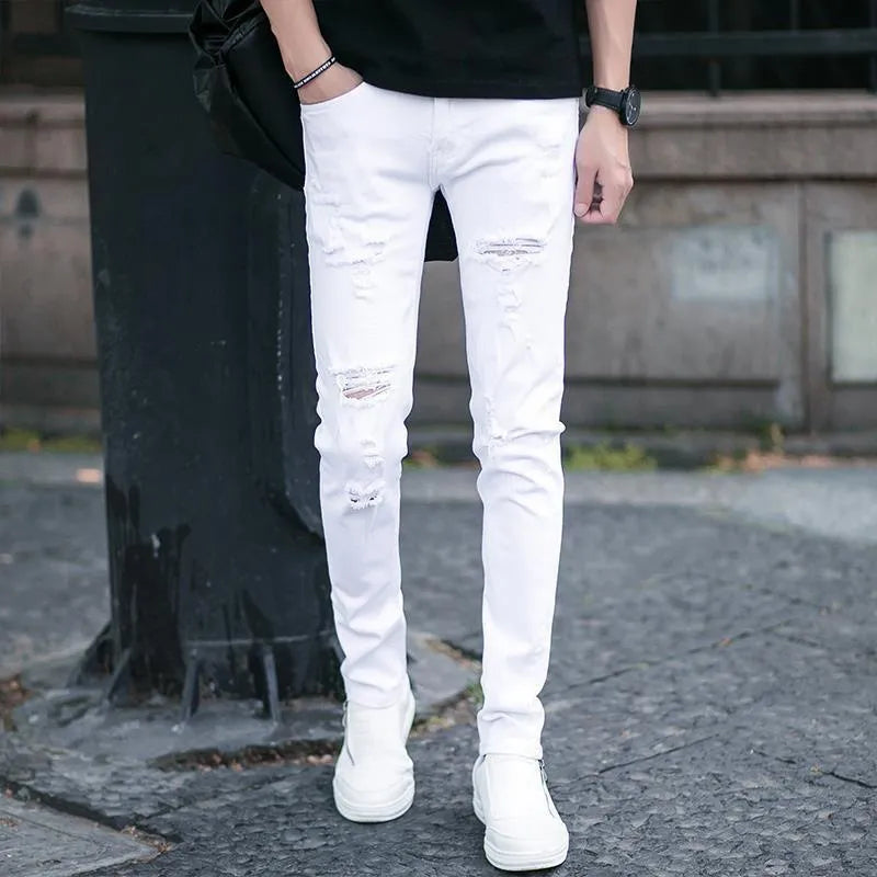 Luxury Slim Fit Jeans for Men New