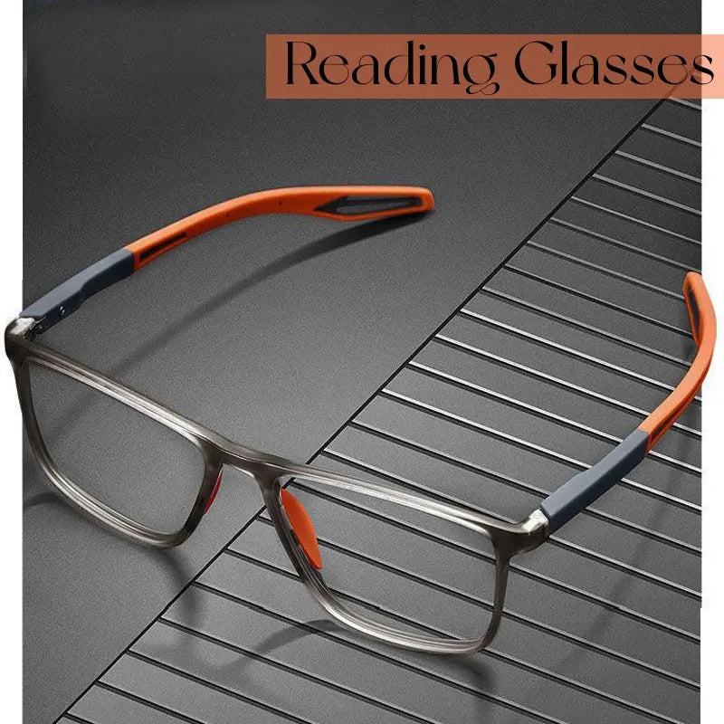 Anti-blue Light Ultralight TR90 Sport Presbyopia Reading Glasses