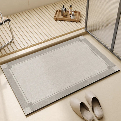 Modern Simplicity Diatom Mud Bathroom Floor Mat