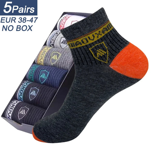 5 Pairs Mens Sports Socks