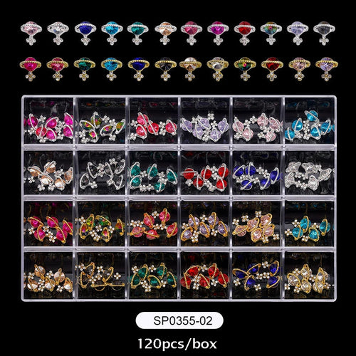 2800pcs Luxury Shiny Diamond Nail Art Rhinestones Crystal Decorations