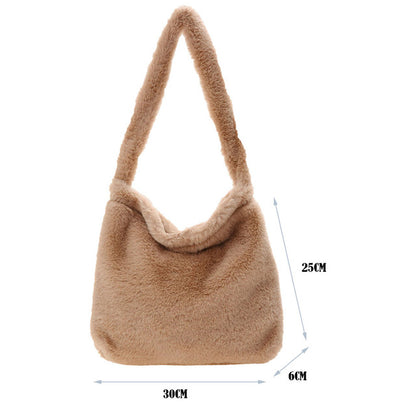 Plush Handbag For Women