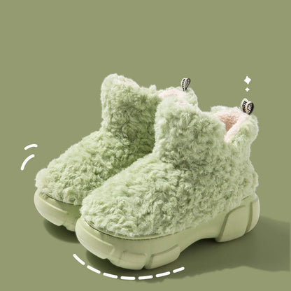 Winter Cashmere Snow Boots Plus Velvet High-top Fleece Cotton Shoes