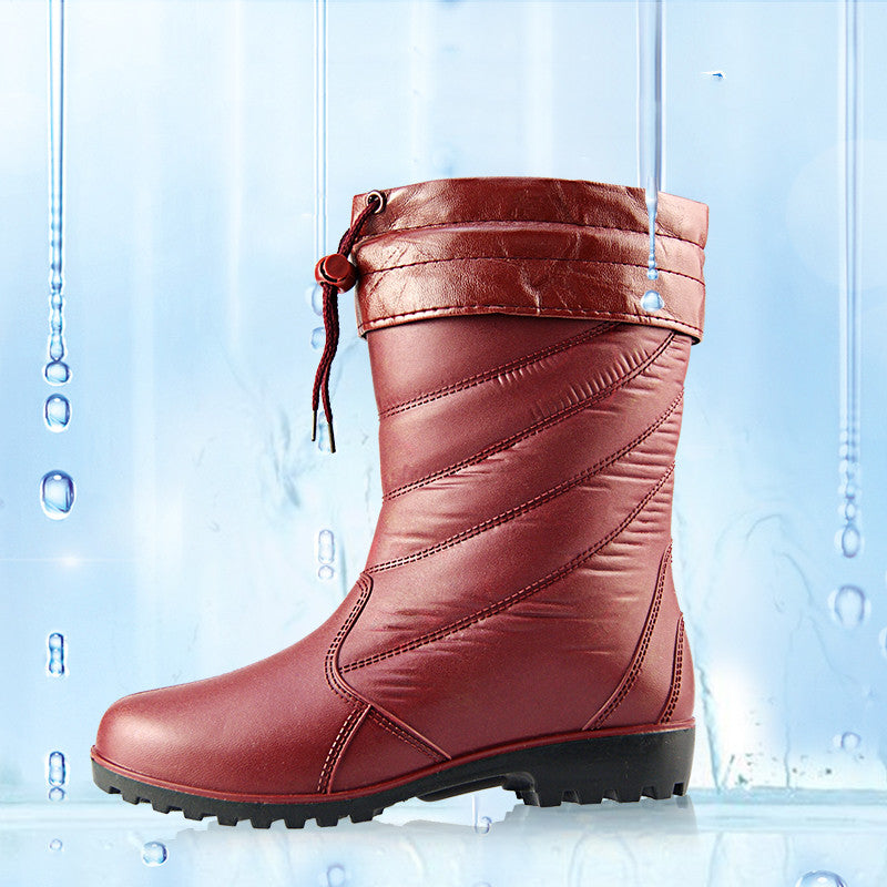 Waterproof Rubber Warm Rain Boots