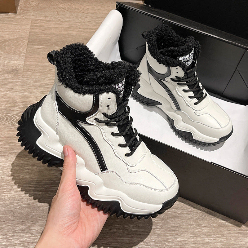 Plush Snow Boots For Women