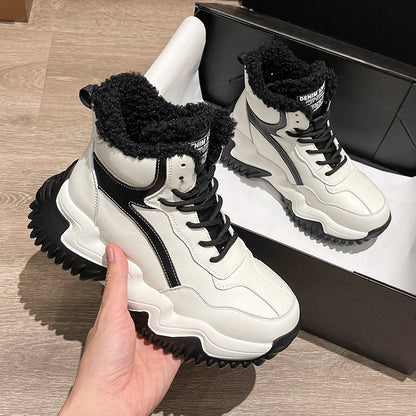 Plush Snow Boots For Women